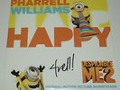 Happy [Single] by Pharrell Williams AUTOGRAPHED (Vinyl, Nov-2013, BLM Records)