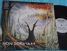 ROTTING CHRIST - Non Serviam LP ORIGINAL 1st Press SIGNED ========DIFF of samael