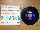 RARO 45 GIRI ADRIANO CELENTANO 24000BACI-IL TUO BACIO E' COME UN ROCK  J 20185