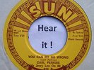 Rockabilly; Carl Perkins; You Can Do No Wrong on rare SUN 616