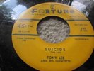 TONY LEE  RARE DETROIT TITTYSHAKER FORTUNE RECORD LBL 530 SUICIDE