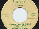 HEAR-Rare Teen 45- Frank Gorshin (Batman's Riddler) That's The Trouble With Love