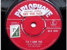 The Beatles - Love Me Do - UK 1962 1st Press *Factory Sample & 1/G Stamper*