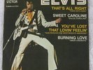 Elvis Presley  - That's All Right + 3 -  1973 Mexican Picture Sleeve PS 7