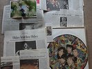 Rolling Stones Vinyl LP Buch Zeitungsartikel Buch Bill Wymans Stones Story