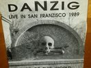 DANZIG NOT OF THIS WORLD rare vinyl live in San Fran misfits samhain vintage