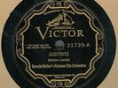 Victor 21739  Bennie Moten's Kansas City Orch.  Justrite/Trouble in Mind 1928