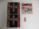 3 LPs GUNS N’ ROSES Appetite For Destruction Lies Decal