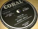 Buddy Holly :  Rave On  /  Take Your Time.   78rpm