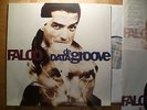 LP,  Falco, Data De Groove, 4-seitige Promobeilage, Textinnersleeve, Mint- 