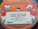 78 RPM RECORD COLUMBIA 14059-D MAGGIE JONES