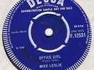 RARE MOD-MIKE LESLIE-OFFICE GIRL/RIGHT OR WRONG-UK DECCA DEMO