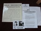 DEAD KENNEDYS SKATEBOARD PARTY WITH SIGNED PHOTO JELLO BIAFRA +LETTER VERY RARE