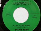 Sister Funk 45 - Jackie Ross - A One Woman Man/Take The Weight Off Me - LISTEN