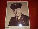 Elvis Presley  lp Bonus King Creole  lpm 1884 Army Autograph Photo 10x8  ep