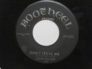 LOUIE PALMER Don’t Leave Me Bootheel R&B Soul 45 HEAR