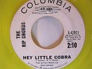 Rip Chords Hey Little Cobra 1963 Columbia Hot Rod Surf Rock Promo 45 Yellow Wax