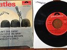 Les Beatles 45t EP ain't she sweet +4 Polydor 21965 languette