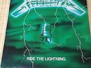 Metallica /Ride The Lightning France LP Green Cover Hard to Find RARE