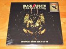 Black Sabbath Megalomania - In Concert in the USA 75-76-78 coloured COLOR vinyl