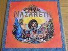 NAZARETH,RAMPANT.UK 1974 ORIGINAL 1ST MOONCREST CREST 15 EMBOSSED SLEEVE+STICKER