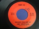THE LOVATIONS Heaven told me so PART III 102 Orig 1960s NORTHERN SOUL 45 PROMO