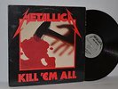 Metallica, Kill 'Em All   Orig. '83 Megaforce Heavy Speed Thrash Metal LP