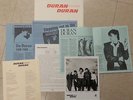 DURAN DURAN S/T debut LP with press kit / promo photo Harvest EMI 1981