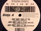 EMINEM JUST DON'T GIVE A F*CK EP OG 1998 WEB ENTERTAINMENT #WEB718 NM-