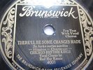 78 RPM RECORD BRUNSWICK 4001 CHICAGO RHYTHM KINGS