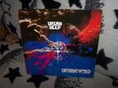 URIAH HEEP RARE LP DIFFERENT WORLD 1991 SIGNED LYRICS