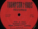 Roman Stewart & Linval Thompson - Rice And Peas, Sufferer's Feast UK orig 12