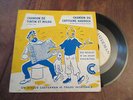 rare 45t sixties chanson de tintin et milou et  chanson  du capitaine haddock