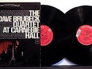 DAVE BRUBECK QUARTET At Carnegie Hall '63 Columbia STEREO promo 2LP NM-