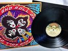 KISS ROCK AND ROLL OVER RARE TEAR DROP  Gene Paul Peter Ace LP RECORD ALBUM EX