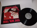 Metallica Kill 'Em All LP MEGAFORCE Vinyl 1983 VG/VG Cliff Burton
