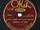 Pre-War Blues 78 MEMPHIS JUG BAND Boodie Bum Bum/Tear It Down Bed Slats on Okeh
