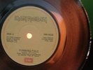 IRON MAIDEN - IRISH PRESS TRANSLUCENT 45  RUNNING FREE - EX CONDIT, B SIDE STAMP