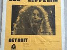 LED ZEPPELIN Live in Detroit 2×LP vinyl record King Kong Records RARE