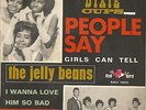 THE DIXIE CUPS / THE JELLY BEANS people say 7” 45 EP 1964 EX France PS Red Bird