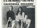 RARE The Mama's & The Papa's CALIFORNIA DREAMIN' Picture Sleeve U.S.A.