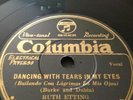 RUTH ETTING 78rpm Dancing W Tears In My Eyes I Never Dreamt COLUMBIA 2216D Mint