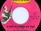 SOUNDS UNLIMITED A Girl As Sweet As You INDIANAPOLIS 1967 GARAGE 45 on DUNWICH