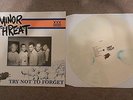 MINOR THREAT - TRY NOT TO FORGET LP WHITE W/ BLUE VERY RARE sxe dischord records
