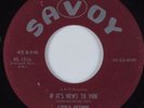 R&B 45 LITTLE ESTHER If It's News to You SAVOY HEAR
