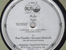 Victor PROGRAM TRANSCRIPTION L-7005 Rosa Ponselle/Martinelli - Bori/Schipa E-