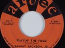 Rockabilly 45 SAMMY JACKSON JR Playin' The Field ARVEE HEAR