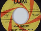 Horn Rocker 45 FREDDY KOENIG & THE JADES Road Runner LORI HEAR red vinyl
