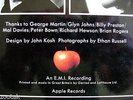 BEATLES Let It Be 3U/2U RED APPLE LP From Box Set 1970
