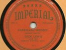 1st on Imperial-1949-Blues Boogie 78-Dick Lewis-Hurricane Boogey/8 O'Clock Stomp